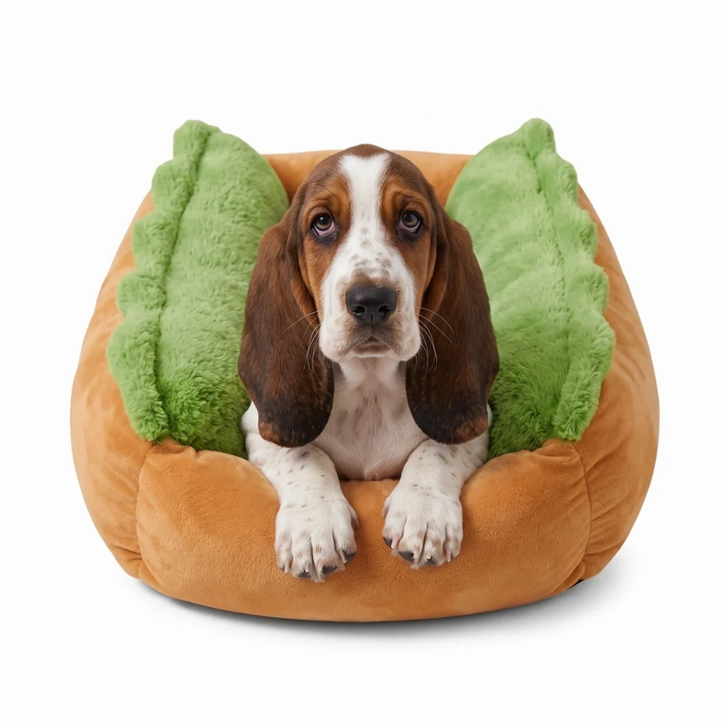 Cute Hot Dog Pet Bed