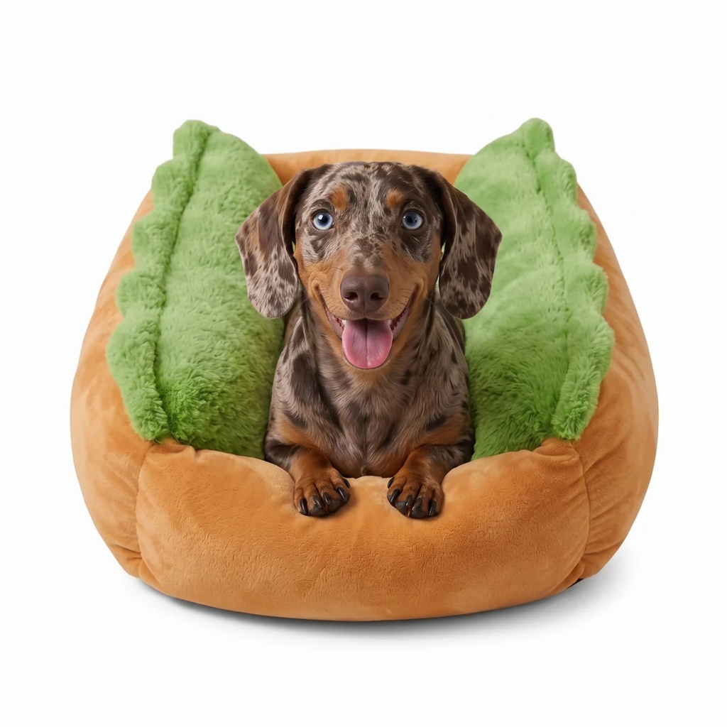 Cute Hot Dog Pet Bed