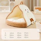 Winter Warm Dog Bed Soft Cozy Pet Sleeping Mat for Small Medium Dogs Cats