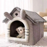 Indoor Warm Dog House Soft Pet Bed Tent