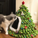 New Christmas tree style woven cat nest