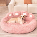 Fluffy Dog Bed Winter Plush Kennel