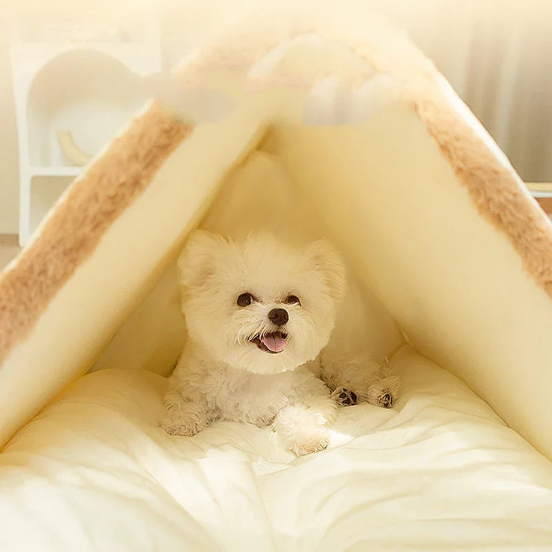 Winter Warm Dog Bed Soft Cozy Pet Sleeping Mat for Small Medium Dogs Cats