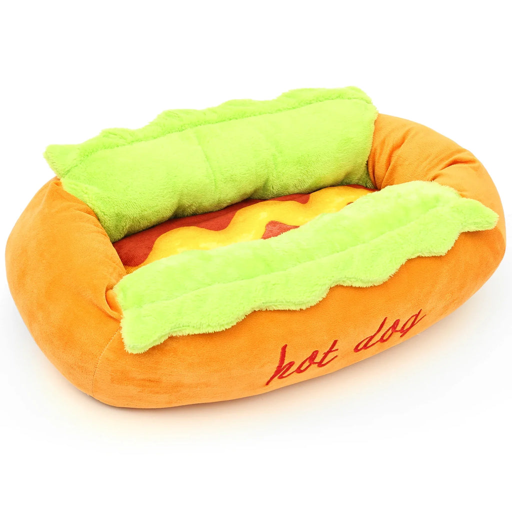Cute Hot Dog Pet Bed