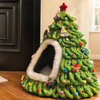 New Christmas tree style woven cat nest