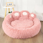 Fluffy Dog Bed Winter Plush Kennel