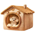 Indoor Warm Dog House Soft Pet Bed Tent