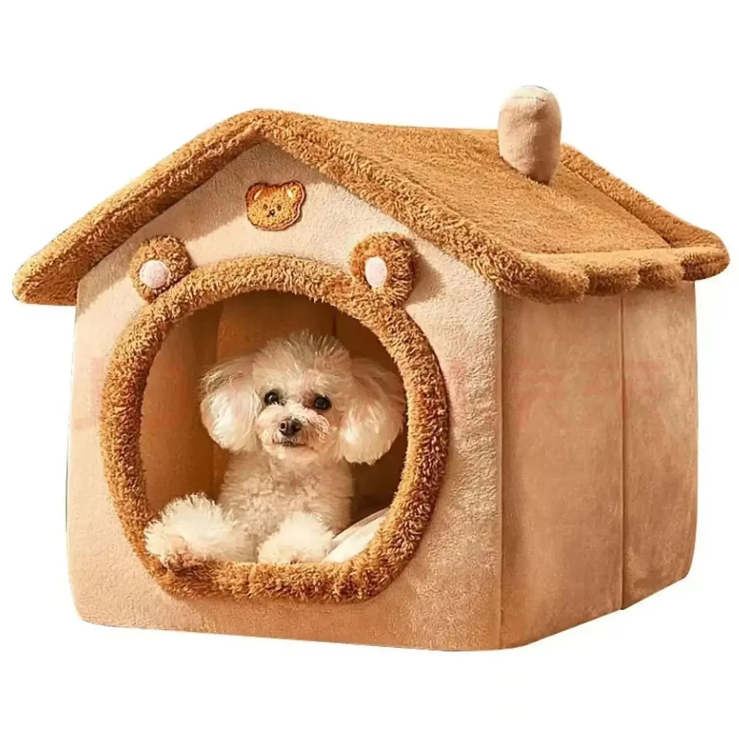 Indoor Warm Dog House Soft Pet Bed Tent