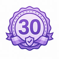 '+ 30-Days Warranty